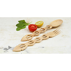 Purnak ✼ Udayagiri Wooden Cutlery - Set of Tow ✼ { 4 }